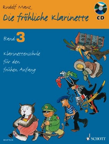 Die frhliche Klarinette Band 3 (+CD) fr Klarinette