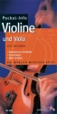 Pocket-Info Violine und Viola Basiswissen kompakt - Praxistipps - Mini-Lexikon