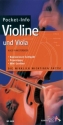 Pocket-Info Violine und Viola Basiswissen kompakt - Praxistipps - Mini-Lexikon