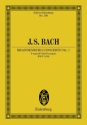 Brandenburgisches Konzert F-Dur Nr.1 BWV1046 fr 2 Hrner, 4 Holzblser und Streicher Studienpartitur