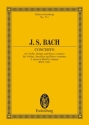 Konzert a-Moll BWV1041 fr Violine und Streichorchester Studienpartitur