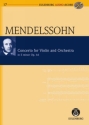 Konzert e-Moll op.64 (+CD) fr Violine und Orchester Studienpartitur