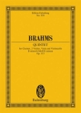 Quintett h-Moll op.115 für Klarinette und Streichquartett Studienpartitur