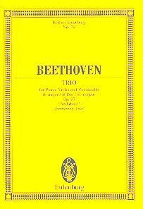 Trio B-Dur op.97 fr Violine, Violoncello und Klavier Studienpartitur