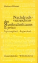 Nachdruckverzeichnis des Musikschrifttums Ergnzungsband Band 13