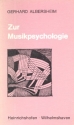 Zur Musikpsychologie Taschenbcher zur Musikwissenschaft