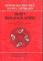 Horn-Bibliographie Band 3 Ergänzungen zu den Ausgaben von 1970 und 1975