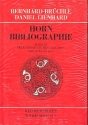 Horn-Bibliographie Band 3 Ergnzungen zu den Ausgaben von 1970 und 1975 gbunden