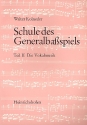 Schule des Generalbaspiels Band 2 Die Vokalmusik