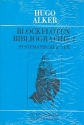 Blockflten-Bibliographie Band 1 Systematischer Teil