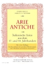 Arie antiche - Italienische Arien aus dem 17. und 18. Jahrhundert Studiervorlagen mit textnahen bersetzungen und Hinweisen zu korrekter Aussprache Set ( 2 Hefte)