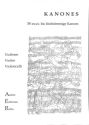 38 Kanones f�r 2-5 Streichinstrumente Stimmen