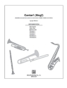 Cantar for mixed chorus and brass instruments horn score and instrumental parts