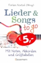 Lieder und Songs to go  Liederbuch