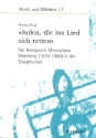Juden, die ins Lied sich retten Der Komponist Mieczyslaw Weinberg (1919-1996) in der Sowjetunion