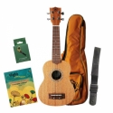 BUS30 Soprano Ukulele Pack - English Language  Set (Colour Box, Bag, Tuner, Strap, Book)