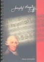 Notizblock Haydn schwarz, mit Notenlinien Din A6 Ringbindung
