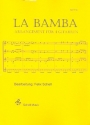 La Bamba fr 4 Gitarren Partitur und Stimmen
