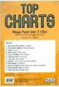 Top Charts Mega Pack Band 10 (+2 CD`s): fr C-, B-, Es- Instrumente, Klavier, Gitarre, Songtexte mit Akkorden