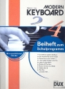 Modern Keyboard - Beiheft 3-4 zur Schule fr Keyboard