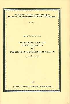 Die Beziehung von Form und Motiv in Beethovens Instrumentalwerken
