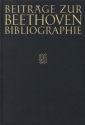 Beitrge zur Beethoven-Bibliographie Studien und Materialien zum Werkverzeichnis von Kinsky / Halm