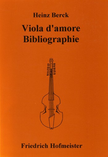 Viola d'amore-Bibliographie
