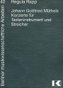 Johann Gottfried Mthels Konzerte fr Tasteninstrument und Streicher