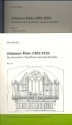 Johannes Klais 1852-1925 Ein rheinischer Orgelbauer und sein Schaffen  (2 Bnde)