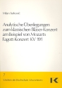 Analytische berlegungen zum klassischen Blserkonzert am Beispiel von Mozarts Fagott-Konzert KV191