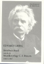 Edvard Grieg Briefwechsel mit dem Musikverlag C.F.Peters 1863-1907