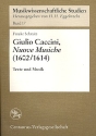 Giulio Caccini - Nuove musiche Texte und Musik