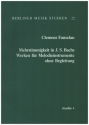 Mehrstimmigkeit in J.S. Bachs Werken fr Melodieinstrumente ohne Begleitung