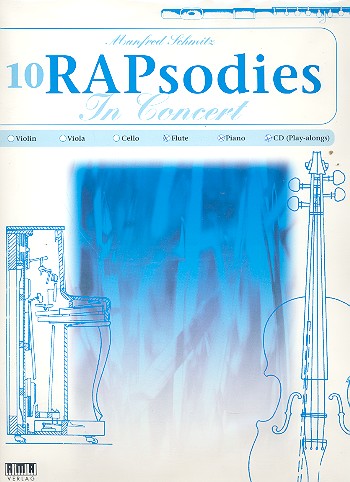 10 RAPsodies in Concert (+CD) fr Flte und Klavier