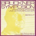 Johannes Brahms und Anton Bruckner Bericht zum Bruckner Symposion Linz 1983