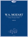 Concerto D-Dur KV218 (+ 2 CD's) fr Violine und Klavier Urtextausgabe