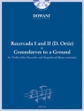 Recercada 1 und 2 and Greensleeves (+CD) for treble recorder and bc