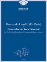 Recercada 1 und 2 and Greensleeves (+CD) for treble recorder and bc