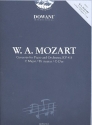 Konzert C-Dur Nr.13 KV415 fr Klavier und Orchester (+CD) fr 2 Klaviere Partitur und Solostimme