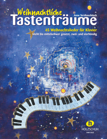 Weihnachtliche Tastentrume fr Klavier zu 2-4 Hnden (mit Text) Spielpartitur