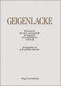 Geigenlacke Wissenswertes ber Harze und Grundstoffe fr Geigenlacke sowie Ratschlge zur Lackierung