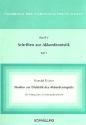 Studien zur Didaktik des Akkordeonspiels Handbuch der Harmonika-Instrumente Band 5: Schriften zur Akkordeonistik Teil 1