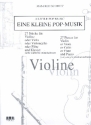 Eine kleine Pop-Musik (+CD) fr Violine (Flte/Viola/Violoncello) und Klavier Violine