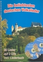 Die beliebtesten deutschen Volkslieder DIN A4 (+2 CD's): Liederbuch