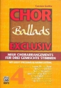 Chor Exclusiv Band 4 - Ballads fr gem Chor und Klavier Partitur (Mindestabnahme 3 Stk)