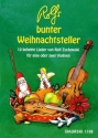 Rolfs bunter Weihnachtsteller 10 beliebte Lieder von Rolf Zuckowski fr 1-2 Violinen