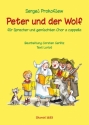 Peter und der Wolf fr Sprecher und gem chor a cappella,  Partitur Loriot, Text
