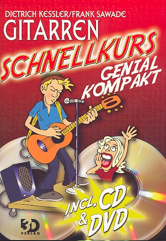 Gitarren-Schnellkurs genial kompakt (+DVD +CD) ohne Noten