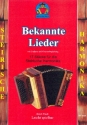 Bekannte Lieder (+CD-ROM) fr Steirische Harmonika mit Texten und Akkorden