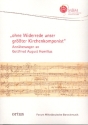 Ohne Widerrede unser grter Kirchenkomponist Annherungen an Gottfried August Homilius